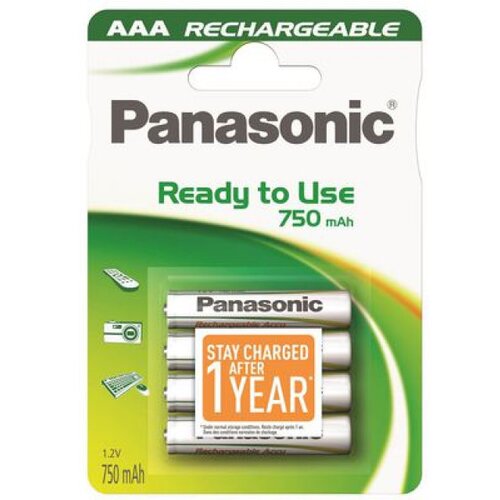  Baterija AAA PANASONIC HHR-4MVE/4BC-4xAAA 750mAh PUNJIVE Ready to use Cene