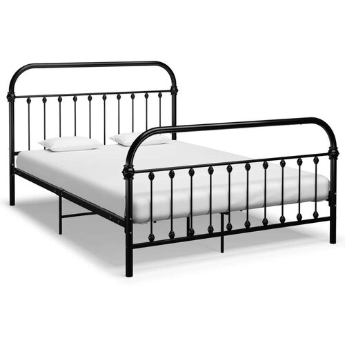  Za krevet crni metalni 160 x 200 cm Cijene