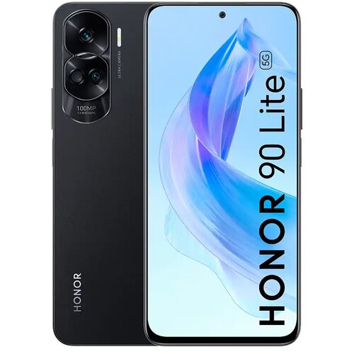 Honor 90 Lite 5G 8GB/256GB crni mobilni telefon Slike