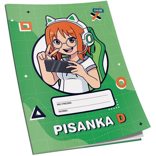  Obrazac &amp;scaron;kolski pisanka &amp;quot;D&amp;quot; za 4razred Educa Slike
