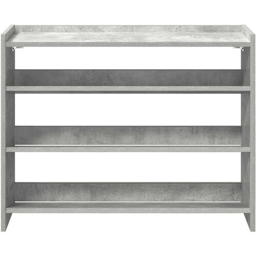 VidaXL stalak za cipele boja betona 80x25x62 cm konstruirano drvo Slike