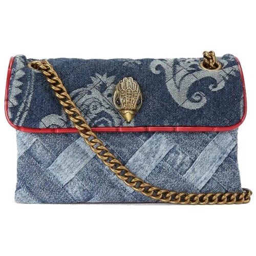 Kurt Geiger London Torbice za na ramo MINI KENSINGTON SOFT BAG Modra Slike