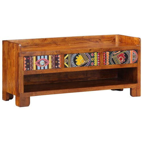  Klupa za cipele s ladicama Medeno smeđa 100 x 35 x 45 cm Cijene