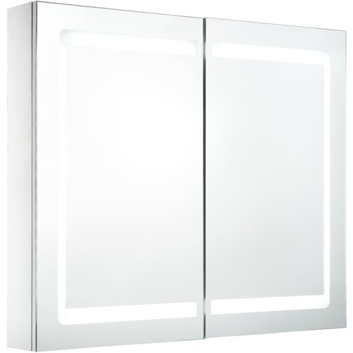 Maison Chic LED Kopalniška omarica - Kopalniški kabinet z ogledalom 80x12,2x68 cm, (21794768) Cene