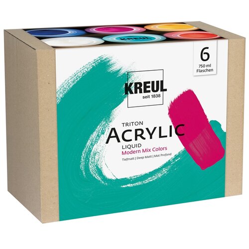 Kreul Triton set akrilnih boja Slike