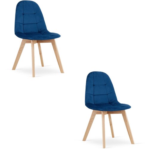 Brandless Stol BORA - mornarsko modri žamet x 2, (22030639) Slike
