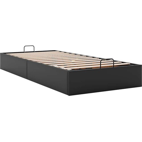 VidaXL otomanski okvir kreveta bez madraca crni 80x200 cm umjetne kože Slike