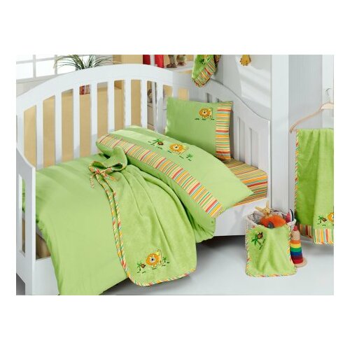 Lessentiel Maison posteljina za bebe king green Slike