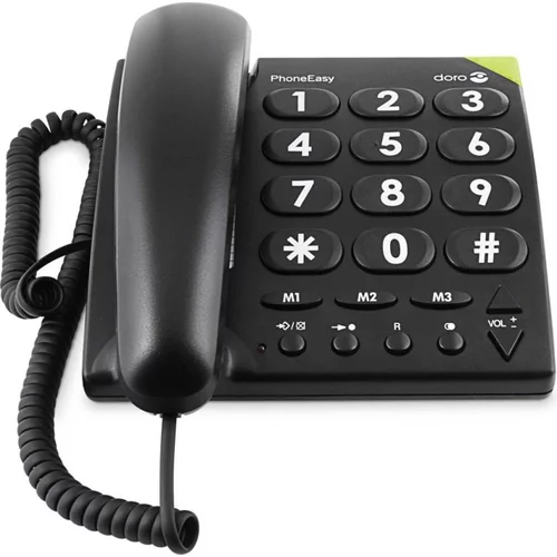 Doro Velikotipični telefon PhoneEasy311c črn, (20685919)
