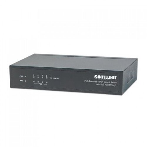 Intellinet PoE-Powered 5-Port Gigabit Switch with PoE Passthrough Slike