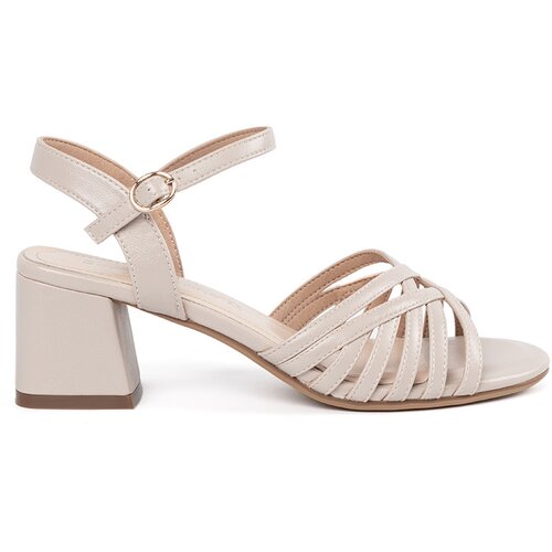 Sergio Leone Women's sandals beige Cene