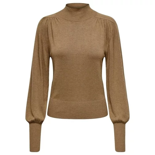 Only Julia Life L/S Knit - Toasted Coconut Smeđa