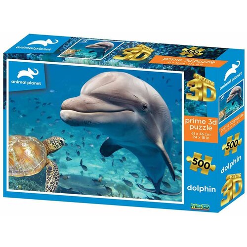 Prime 3d PUZZLE - Animal Planet Delfinu 500 delova Slike