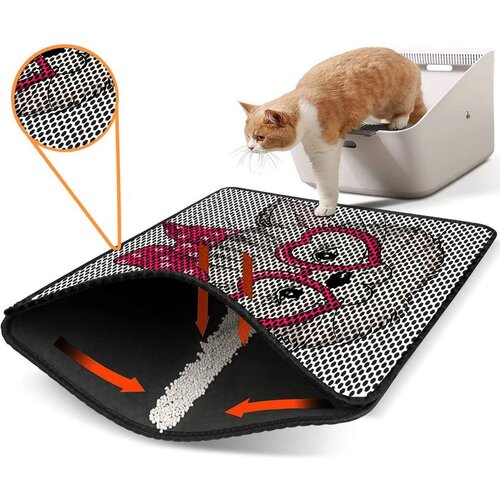 WALLXPERT Nrszn0191 multicolor cat litter mat Cene
