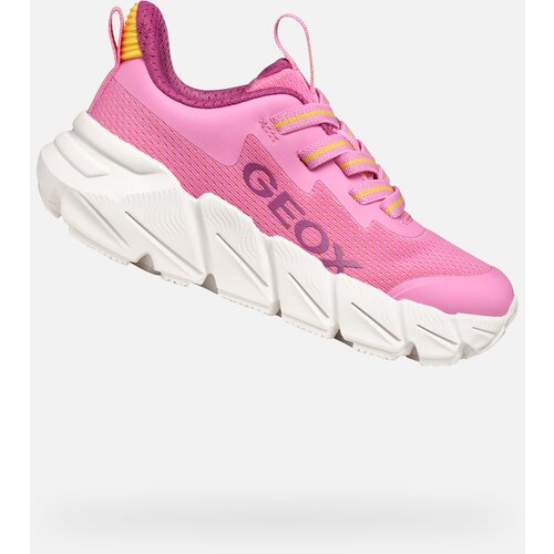 Geox Pink Girls' Sneakers Flexyper Fast - Girls Cene