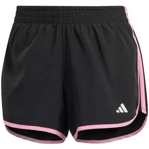 Adidas Sportske hlače 'Marathon 20' svijetloroza / crna / bijela