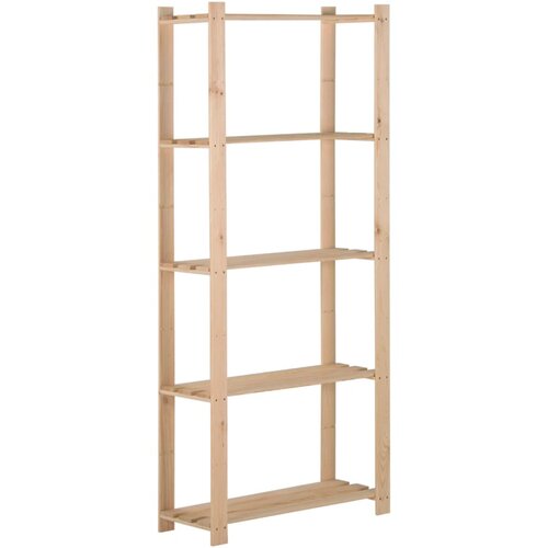  Stalak za pohranu s 5 razina 80x28,5x170 cm od masivne borovine Cijene