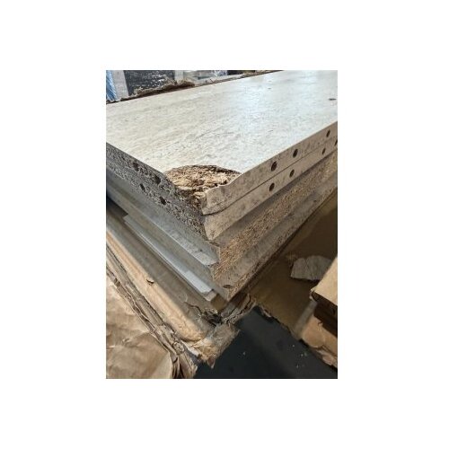Hanah home TV polica Bohem Travertine Gold OUTLET Slike