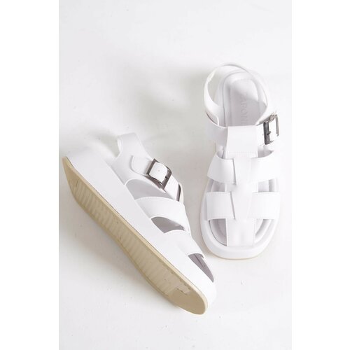 Capone Outfitters Sandals - White - Flat Slike
