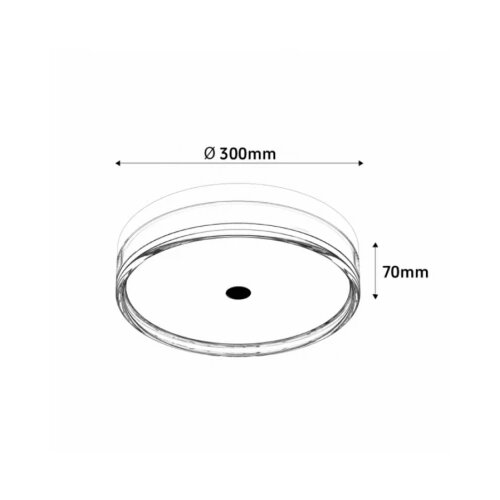  led plafonjera BL300CW 24W 2800K\4000K\6000K bela Cene