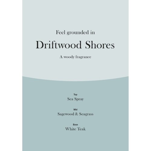 WoodWick Trilogy Driftwood Shores mirisna svijeća s drvenim fitiljem 275 g Slike