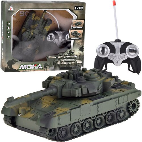 Rc tenk na daljinsko upravljanje s rotirajućom kupolom, &amp;scaron;umska kamuflaža, 22 cm Slike