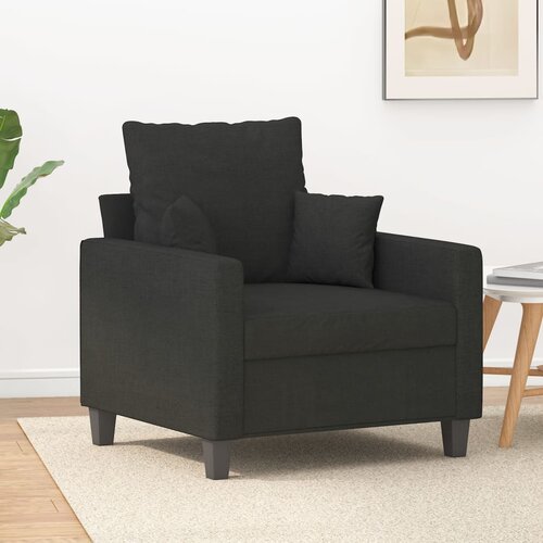 vidaXL Fotelja crna 60 cm Tkanina Cijene