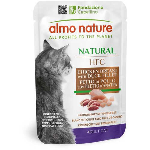 Almo Nature HFC Natural - piščančja prsa in file race 55 g Cene