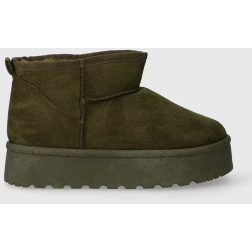 Answear Lab Čizme za snijeg boja: zelena