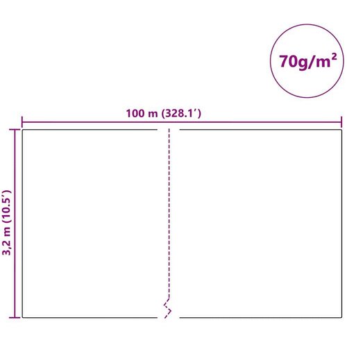 Flis za za&amp;scaron;titu biljaka od mraza Bež 100 x 3 2 m Slike