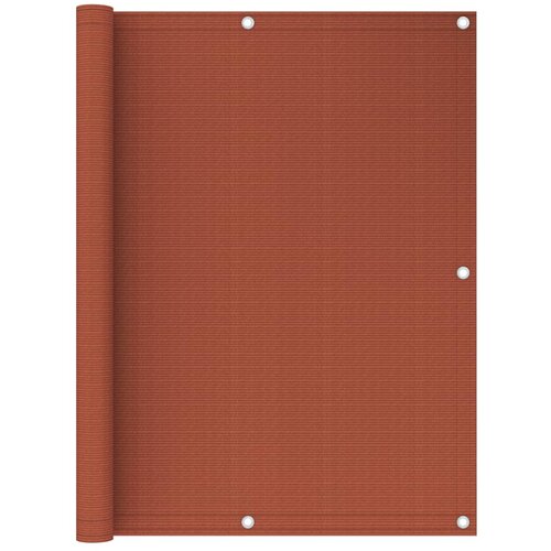 vidaXL Balkonsko platno terakota 120x600 cm HDPE, (20764701) Cene