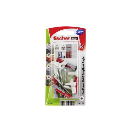 Fischer DuoPower 8x40 EasyHook Angle K (4) asortiman tipli 557917 1 Set Cijene
