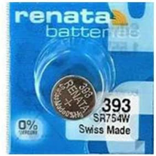 Renata SR393/Z baterije silveroxide 1.55V 393/SR754W srebro oksid/dugme baterija sat Slike