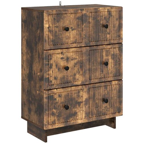  Ormar s ladicama Dimljeni hrast 66 x 34 5 x 90 cm - Dimljeni hrast Cene