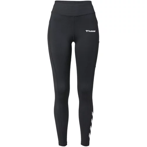 Hummel Sportske hlače 'Chipo' crna / bijela
