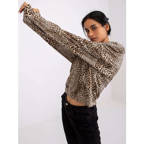 Italy Moda Blouse-DHJ-BZ-6550-2.34P-black-beige Slike