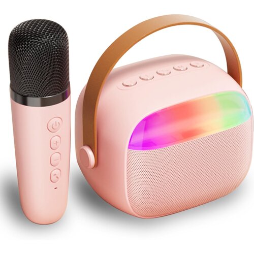 Generic mini karaoke aparat za otroke in odrasle, prenosni karaoke aparat, bluetooth zvočnik, (21124703) Cene