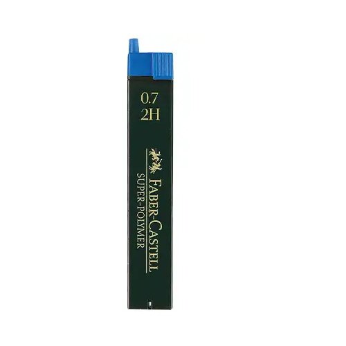 Faber-Castell Super Polymer mine za tehničke olovke 0,7mm - 2H - 12kom Slike