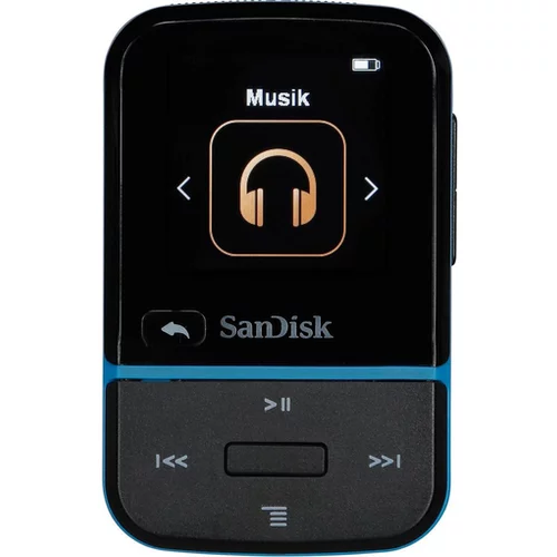 Sandisk prenosni MP3 predvajalnik Clip Sport Go Moder 32GB SDMX30-032G-E46B