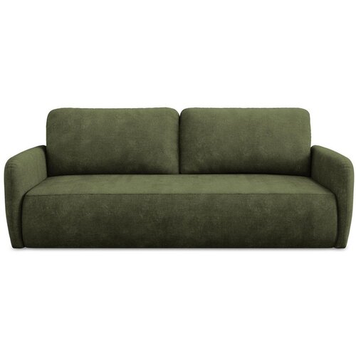 Makamii Zelena sklopiva/s prostorom za odlaganje sofa od šenila 218 cm Lilo – Cijene