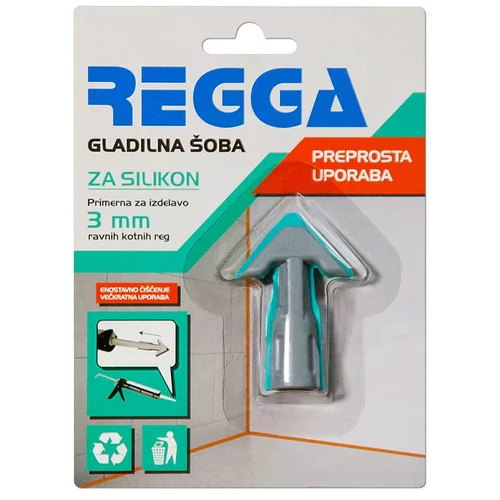 REGGA Nastavek za silikon Regga (3 mm, za ravne kotne rege)