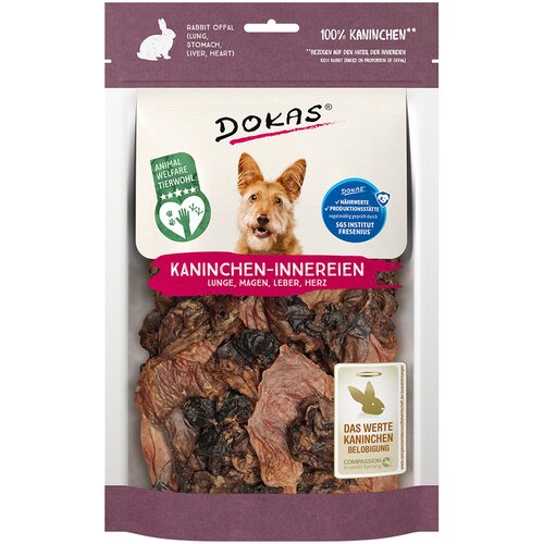 Dokas priboljški iz kunčje drobovine - Varčno pakiranje: 2 x 100 g Cene