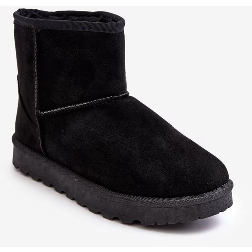 Kesi Women's suede insulated snow boots black Nanga