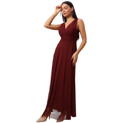 La Modeuse Dolge obleke 74820_P176759 Bordo Cene