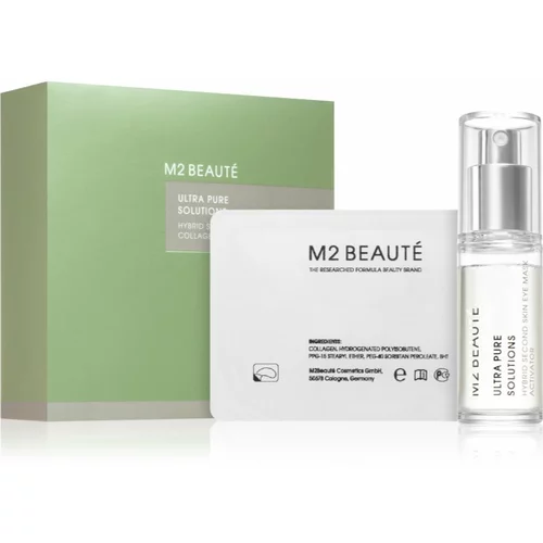 M2 Beauté Ultra Pure Solutions Hybrid Second Skin kolagenska maska za predel okoli oči 30 ml