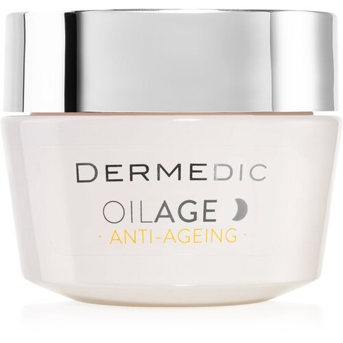 Dermedic Oilage Anti-Ageing noćna krema za regeneraciju i obnovu gustoće kože lica 50 ml Cijene