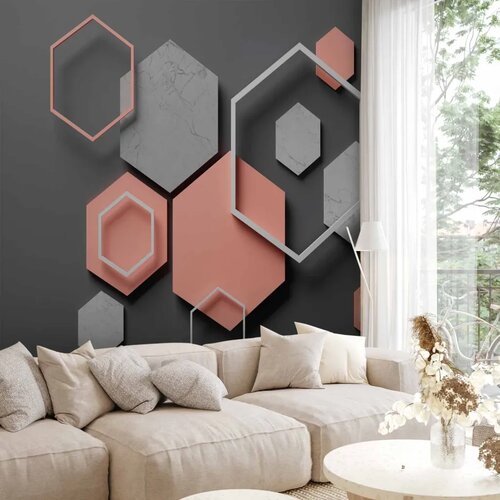  Foto tapeta - Hexagon Plan 500x350 Cijene