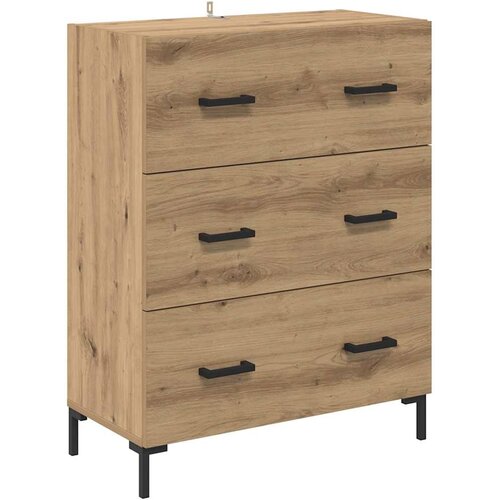 vidaXL Strani &scaron;al s predalom Umetni hrast 69,5 x 34 x 90 cm, (5000107624) Cene