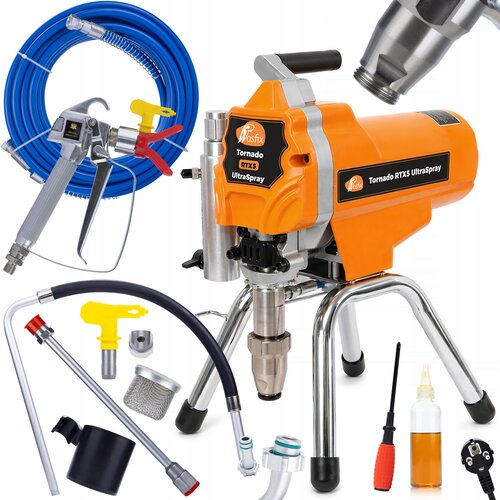 Rosfix Tornado RTX5 &ndash; Airless Brizgalna Naprava, Elektronska Regulacija Tlaka | 3200W, 4,5 L/min, 3300 PSI, &Scaron;oba 525, Cev 10 m, (5000356547) Cene