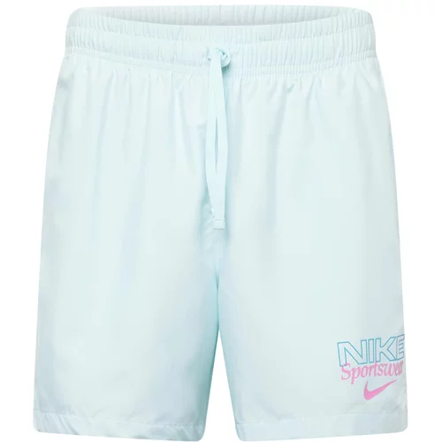 Nike Sportswear Hlače plava / azur / roza